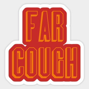 far cough Sticker